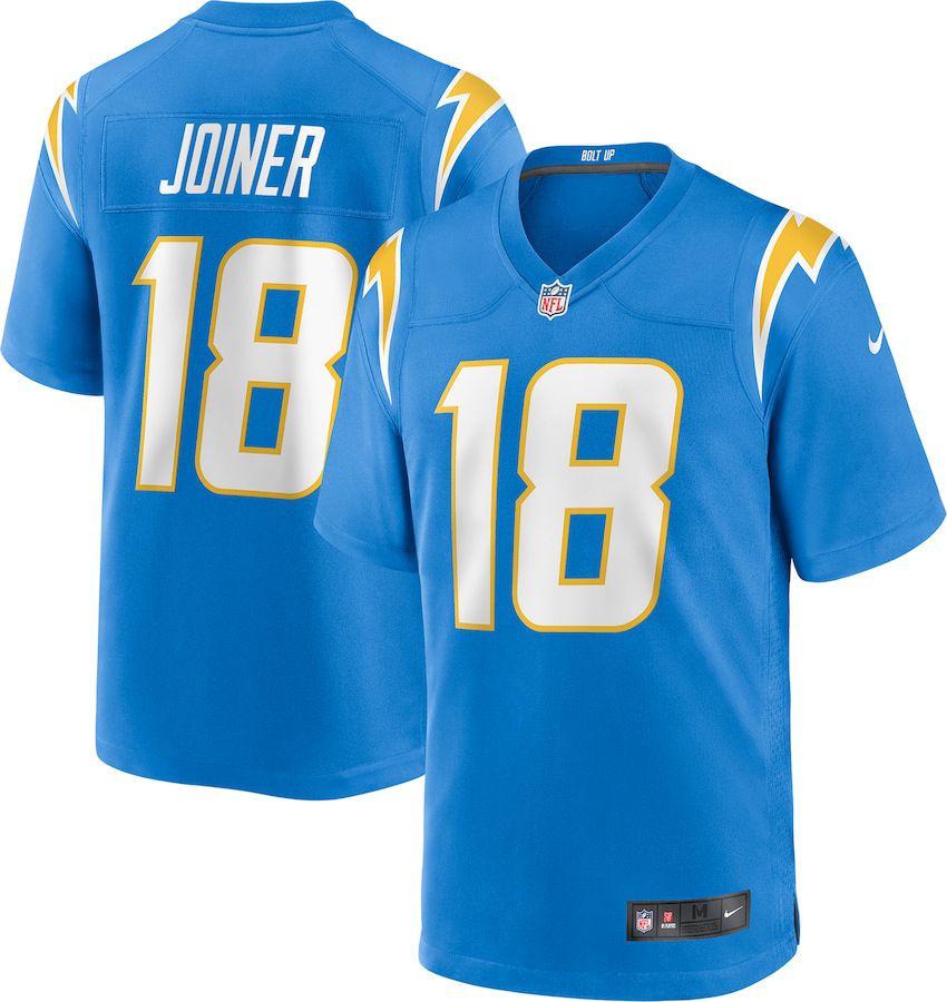 Men Los Angeles Chargers #18 Charlie Joiner Nike Powder Blue Game Retired Player NFL Jersey->los angeles chargers->NFL Jersey